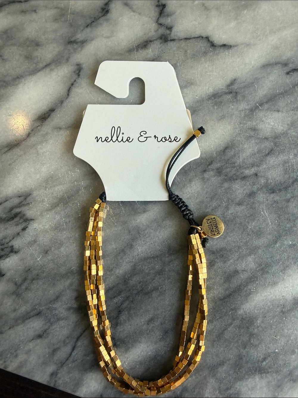 Kinsley Armelle Gold Beaded Multi-Strand Bracelet